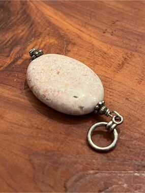 Boho Natural Sunstone / Pink Pendant